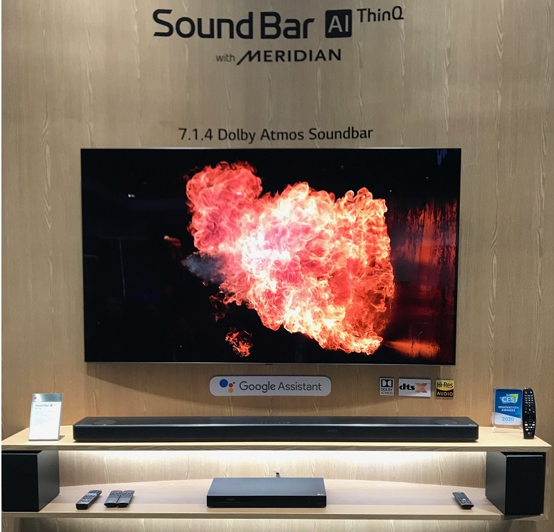 Meridian best sale lg soundbar